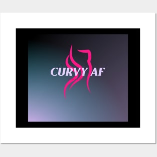 Workout Motivation | Curvy AF Posters and Art